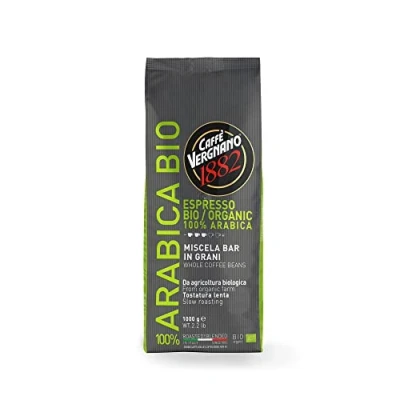 Image of Caffè Vergnano 1882 100% Arabica Bio Whole Bean Coffee 1 Pack x Kg