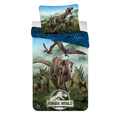 Image of Jerry Fabrics Jurassic World Bed Linen 140 x 200 cm + 70 90