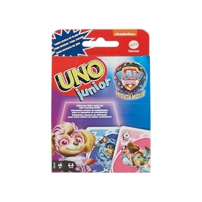 Image of Mattel Games Junior Paw Patrol: The Mighty Movie Kids Card Game for Family Night Featuring 3 Levels of Play 2 to 4 Players, HPY62