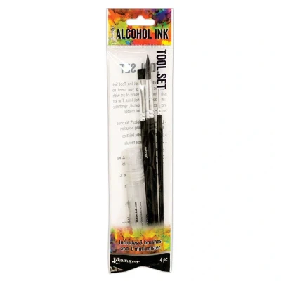 Image of Ranger Alcohol Ink Tool Set, 19.6 x 5.8 1.5 cm, Synthetic Material, Multi Colour