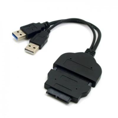 Image of JSER 1 Set USB 3.0 to SATA 22pin &amp; 16pin Micro Adapter for 1.8 Inch / 2.5 Hard Drive Driver with Extra Power Cable