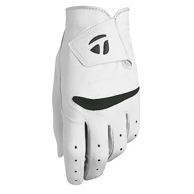 Image of TaylorMade Men&#039;s Stratus Soft Golf Glove, White, Small