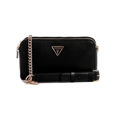 Image of GUESS Women&#039;s Daryna Status Crossbody, Black, One Size