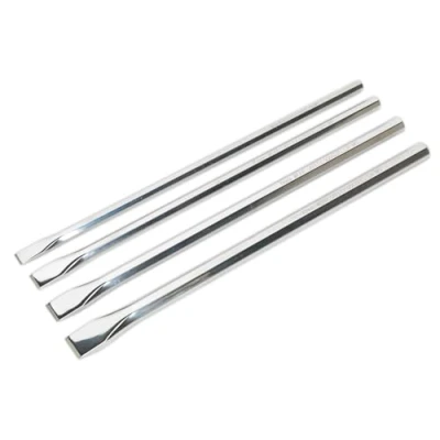 Image of Sealey Premier Chisel Set 4pc Extra Long
