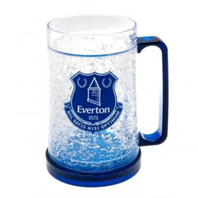 Image of Everton FC Official Football Gift Plastic Freezer Tankard A Great Christmas / Birthday Idea For Men And Boys