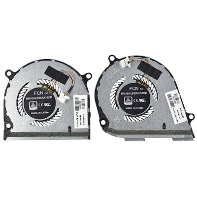 Image of LPUK CPU and GPU Cooling Fan Replacement for HP Envy X360 15 dr, ds p/n: L53541 001, L53542 001