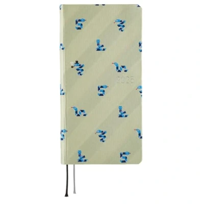 Image of Hobonichi Techo 2025 Weeks MEGA [English/Tall and Slim Size/January Start/Planner] Bow &amp; Tie: Snake Toy