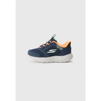 Image of Skechers DYNA LITE Trainers for kids, Size: 5K, Navy/orange/lime shoes