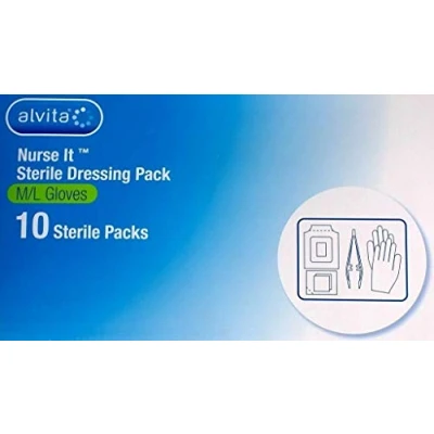 Image of ALVITA NURSE IT DRESSING PACK 10 STERILE PACKS 1