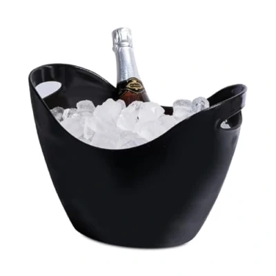 Image of bar@drinkstuff Plastic Drinks Pail Black 10L, Single