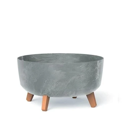 Image of Prosperplast Flower Pot, Gray, DGRL400LE