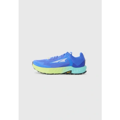 Image of ALTRA Men&#039;s TIMP 5 Trail Running Shoe, Blue/Lime, 10 UK