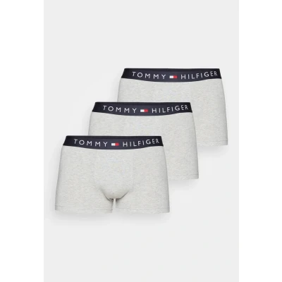 Image of Tommy Hilfiger Trunk 3 PACK Trunks, Men&#039;s, Size: Small, Grey
