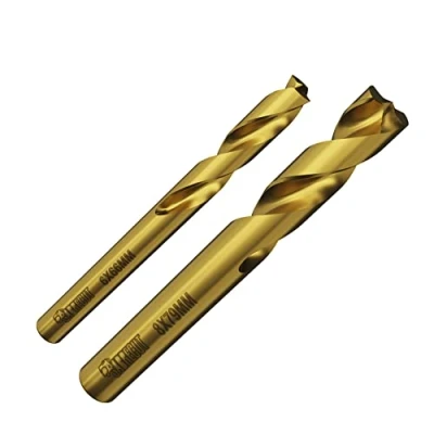 Image of 2 x SabreCut SCCSDK02 6mm &amp; 8mm HSS Cobalt M35 High Performance Long Life Spot Weld Drill Welder Remover Cutter Bits with Self Cantering Tip for Separating Welded Panels