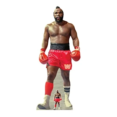 Image of Star Cutouts SC4187 Mr T Cardboard Cutout With Mini