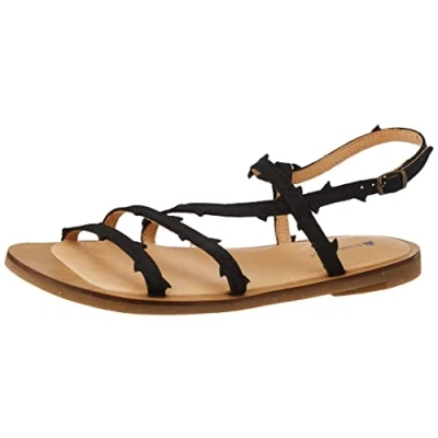 Image of El Naturalista Women&#039;s Sylvan Heeled Sandal, Black/White, 6 UK
