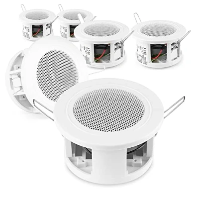 Image of Power Dynamics CSBA3L 3&quot; Compact Small In Ceiling Speaker (x6) 15w Each