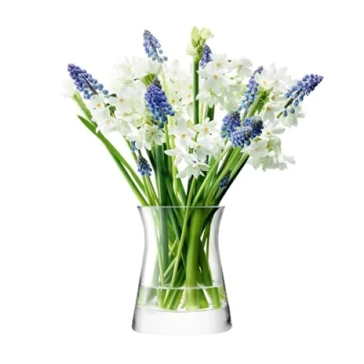 Image of LSA International Flower Garden Posy Vase 13 cm, Clear, H13cm