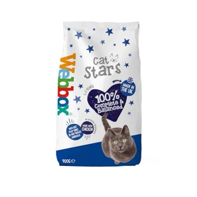 Image of Pets Choice Webbox Cat Stars Dry Food, 900g