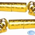 Image of Gold Metallic Streamers (2 rolls)