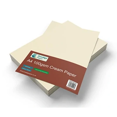 Image of Prestige A4 Cream 100gsm Paper x 500 Sheets per Pack