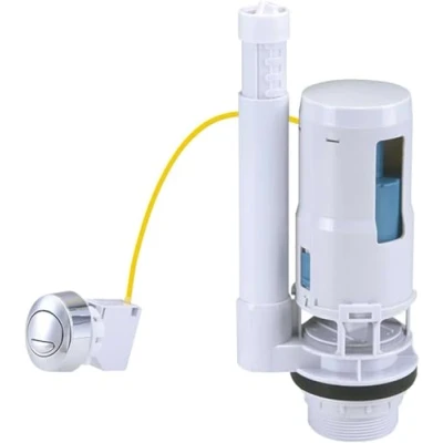 Image of Toilet Cistern Dual Flush Valve Push Button WRAS Approved