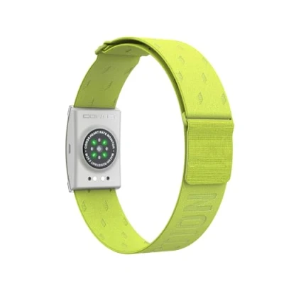 Image of COROS Heart Rate Monitor, Comfort, Easy to wear, Auto wear Detection, Precise Data, Bluetooth, 38 Hours Battery Life, Compatible with up 3 Connections, for Run and Bike Lime Band