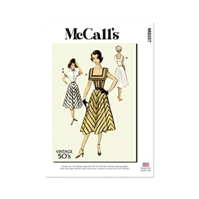 Image of MCCALLS M8357F5 Misses&#039; Vintage Dress and Jacket F5(16 18 20 22 24)