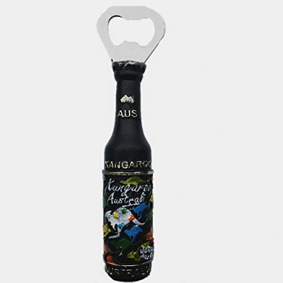 Image of Kangaroo of Australia Fridge Magnet Bottle Opener Souvenir Gift,Home &amp; Kitchen Decoration Magnetic sricker. Refrigerator 2