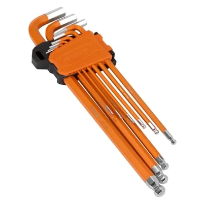 Image of Sealey Premier 9pc Extra Long Ball End Hex Key Set Imperial AK7175