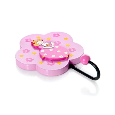 Image of Mousehouse Gifts Children&#039;s Funky Coat Hook Wall for Girls or Boys Nursery Bedroom (Princess)