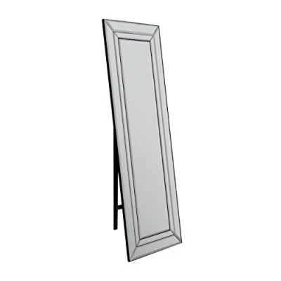 Image of New Double Bevel Large Modern Venetian Cheval Free Standing Mirror 5Ft X 1Ft3 (150 40cm)