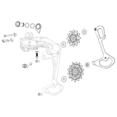 Image of SRM REC KIT ROLDANAS GX EAGLE AXS