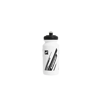 Image of Massi Basic Drinking Bottle for Cycling, Adults, Unisex, White/Black, 500 CC