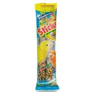 Image of 2 Canary Honey Sticks Treat 60g Vitakraft (TP)(VITCANHS)