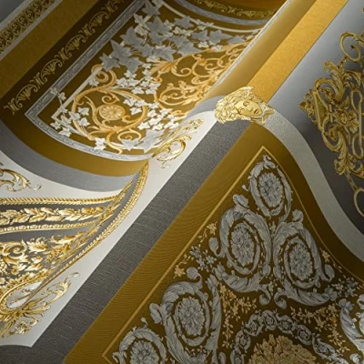 Image of Versace Wallpaper Barocco Mosaic 38704 5
