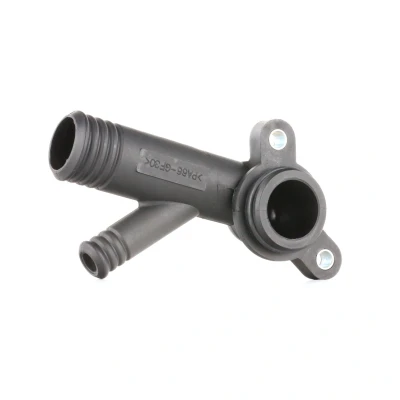 Image of 11531739208, 11531743679 Coolant Flange FEBI BILSTEIN 28419 Plastic Cylinder Head with seal BMW: Z3 Roadster, 3 Saloon, Compact
