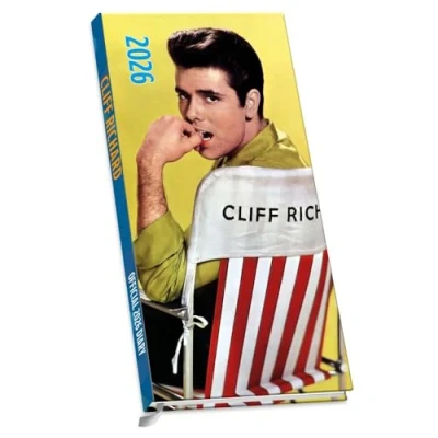 Image of 2026 DIARY CLIFF RICHARD WEEK TO VIEW SLIM POCKET OFFICIAL PRODUCT