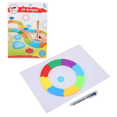 Image of FOFY Spiralgraph Drawing Set, Spirograph Design Set Multicolored for Painting