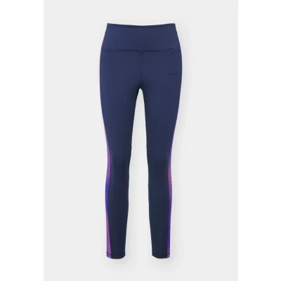 Image of Puma Individualblaze Leggings, Women&#039;s, Size: XS, Club navy/dark amethyst