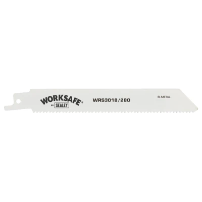 Image of Worksafe Reciprocating Saw Blade 280mm 10tpi Pack of 5