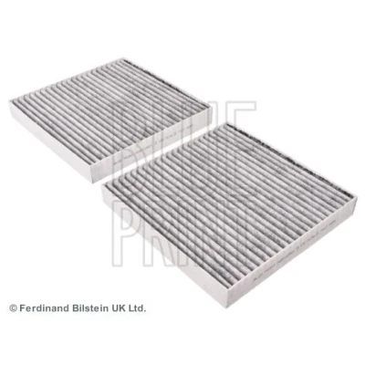 Image of 64312284828, 64312284828SK1, 64312452163, 64312452163SK1, 64319237157 Filter set, cabin air BLUE PRINT ADB112521 BMW: X3, X4