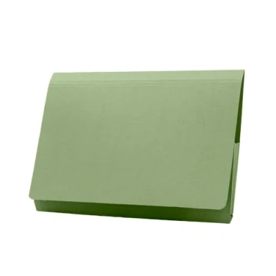 Image of Guildhall Document Wallet Full Flap 315gsm [Pack 50] PW2 GRNZ