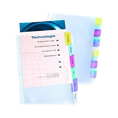 Image of Elba Divider Pouch 6 Positions a4+ POLYPRO
