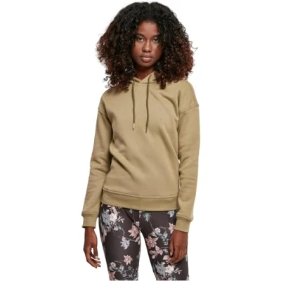 Image of Urban Classics Ladies Hoody Hoodie, Women&#039;s, Size: 4XL, Khaki