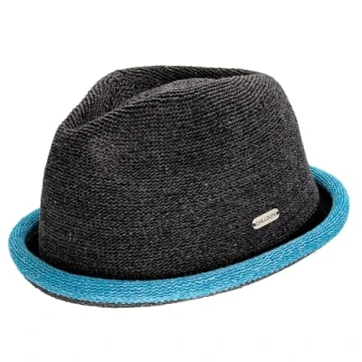 Image of Chillouts Boston Hat, 23 Grey/Blue, S M