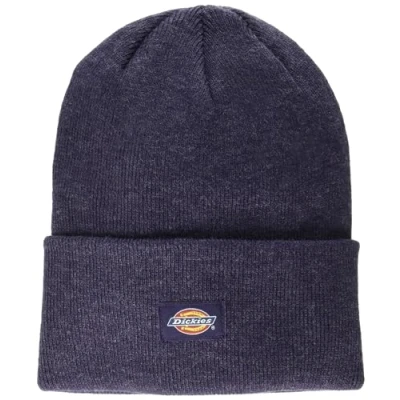Image of Dickies Men&#039;s Cuffed Beanie Hat, Blue, One Size