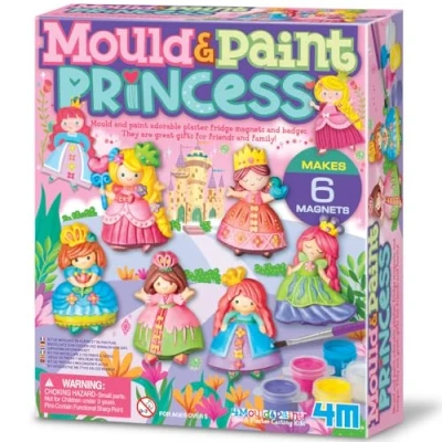 Image of 4M &#039;2019&#039; Glitter Princess Mould and Paint Multi Coloured