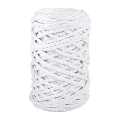 Image of Rayher Braidy Recycling Yarn for Craft, 42010102, 4mm, approx. 65m, White