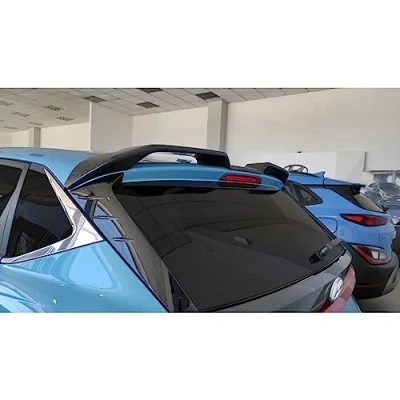 Image of AUTO STYLE Roof spoiler for Hyundai i20 III (BC3) 2020 , Rear, Unpainted, Self Adhesive, Highworthy PU Rim